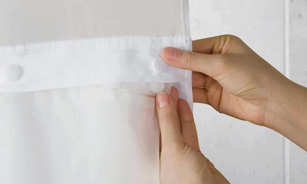 clean a shower curtain liner