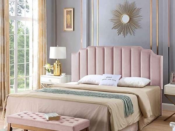 Headboard with Vertical Channel Design