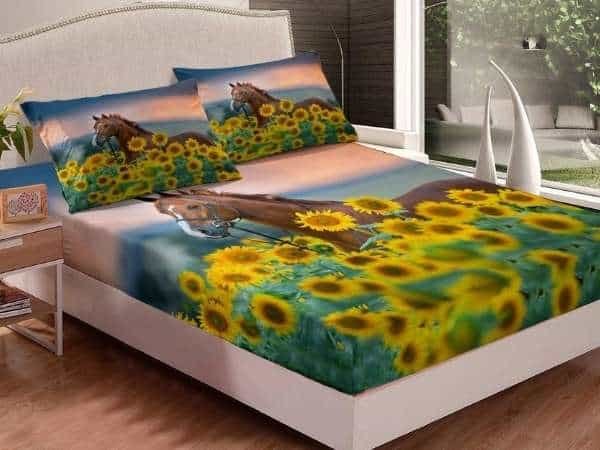 Sunflower Bedroom Bed