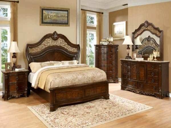 Bling Bedroom Bed Furniture Placement