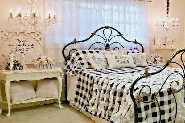 Elegant Harmony Buffalo Plaid Bedroom