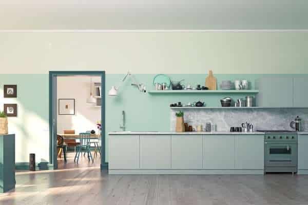 Opt for open storage for your personal cook room