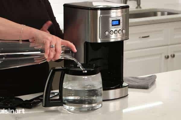 Clean the Coffee Maker Using Mild Soap and Water
