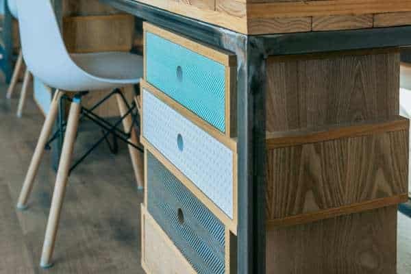 Industrial-Style Dresser With Metal Hardware