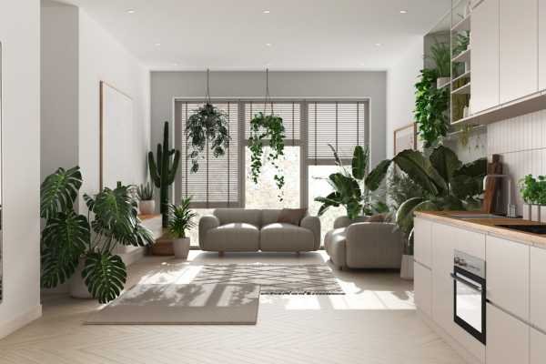 Bringing in Plants and Greenery Around Your Sofa for a Fresh Look