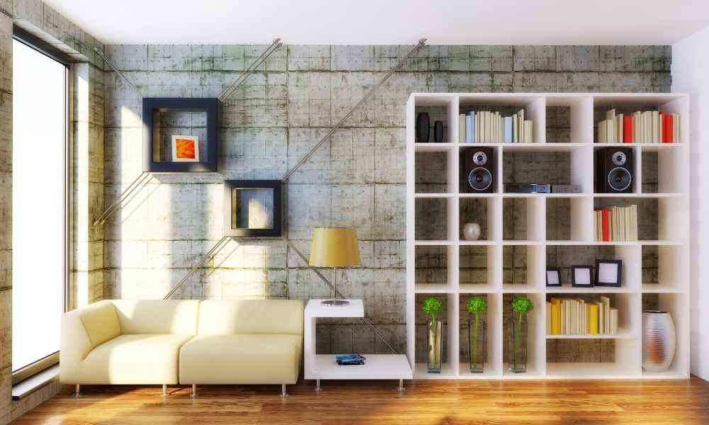 How to Decorate Glass Shelves in Living Room