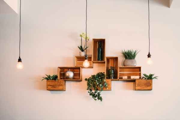 Decorate Floating Shelves in Living Room