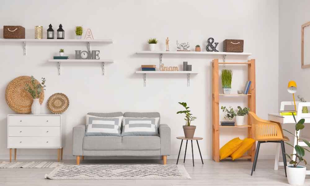 How to Decorate Living Room Built in Shelves