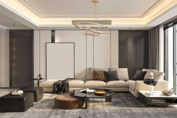 Incorporating Lighting to Highlight Your Shaped Sofa