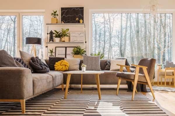 Corner Placement Ideas for Your Sofa in Small Living Rooms