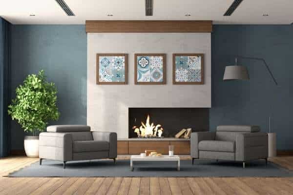 Furniture Harmony in Your Layout Without Fireplace