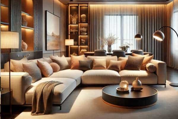 Lighting Tips to Enhance the Appeal of Your L-Shaped Sofa