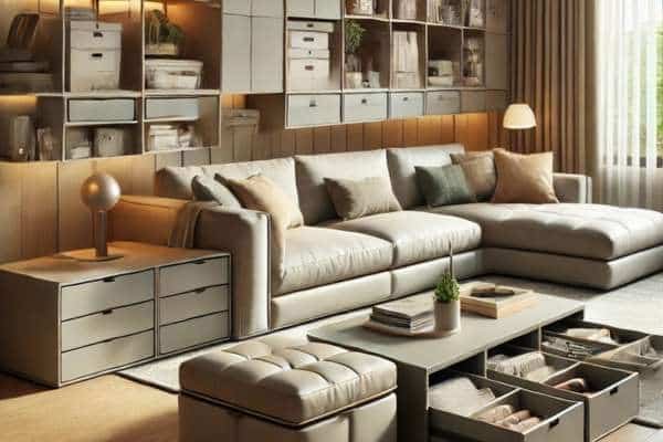 Smart Storage Solutions to Complement Your Sofa Layout