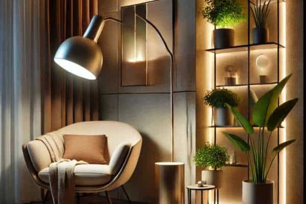 Using Lighting to Transform the Corner Ambiance For Living Room