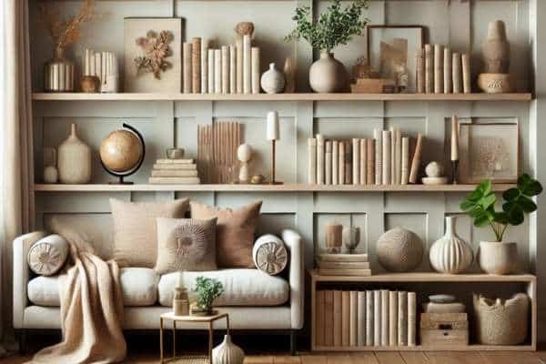 avoid common decorating mistakesfor living room shelf