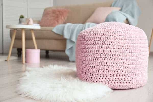 Adding Texture to Your Living Room with Poufs