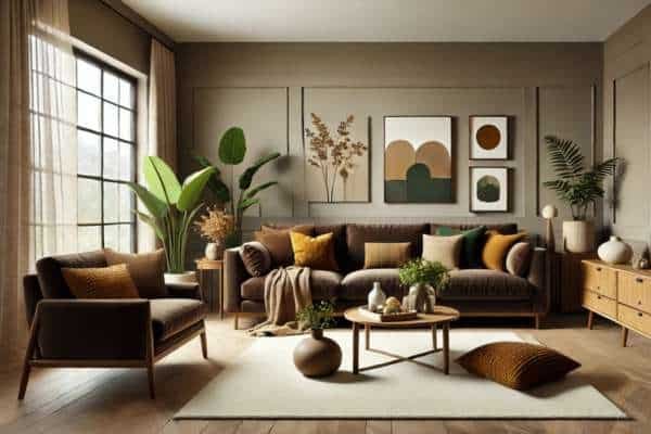 Choosing the Right Color Scheme for Your Living Room For dark brown couches