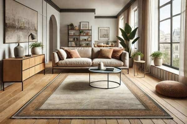 Complementing Your Living Room Style with the Right Rug Size