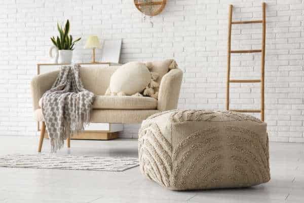 Creating a Cozy Seating Area with Poufs