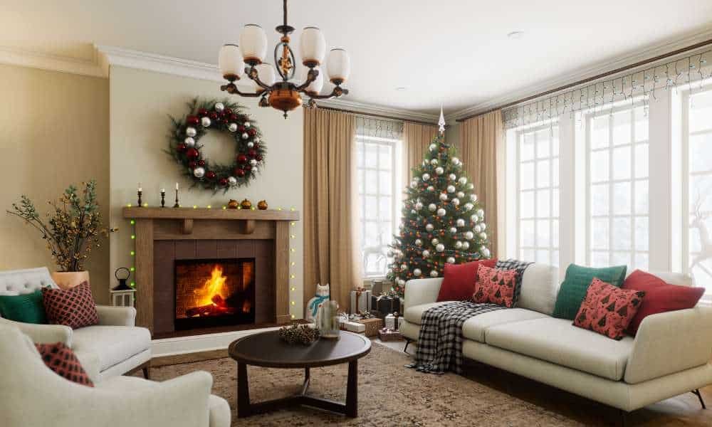 Decorate A Small Living Room For Christmas