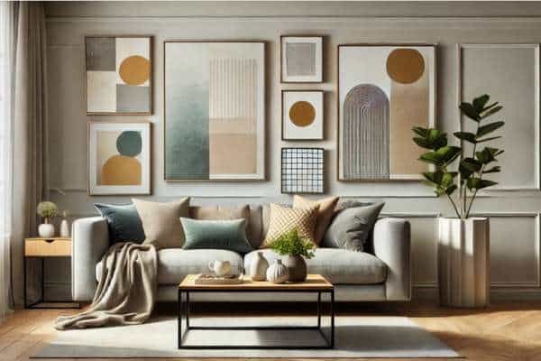 Selecting Wall Art and Décor to Complement Grey Couches