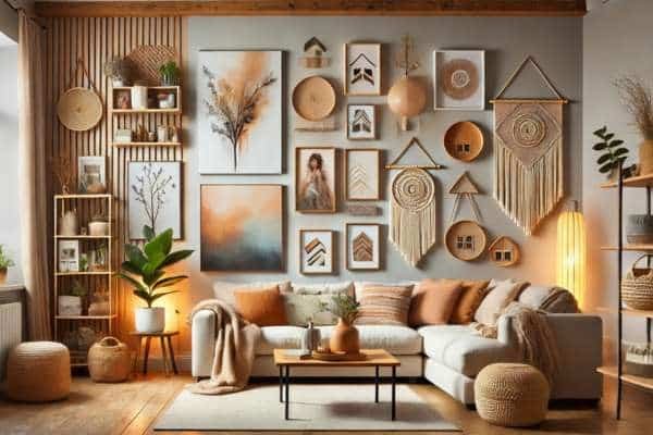 Transform Walls with Easy DIY Projects living room Decor