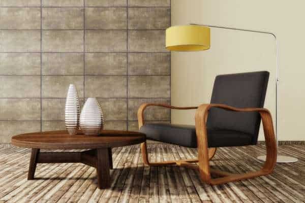 Adding Texture and Patterns For mid-centuryLiving Room