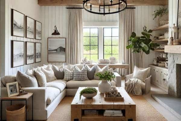 Personalizing Your Modern Farmhouse Living Room