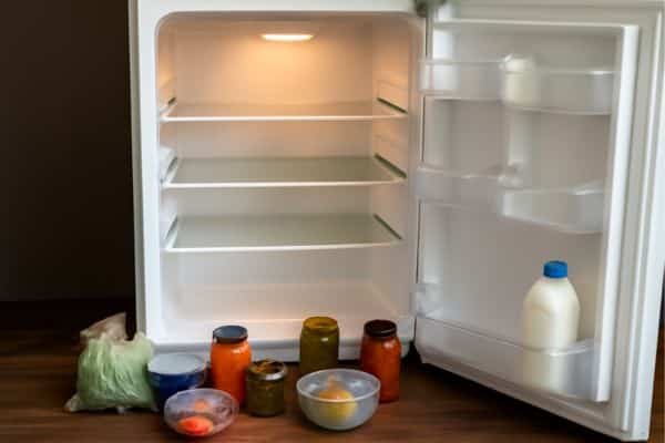 Clear the Fridge Space To Remove Glass From Fridge Shelves