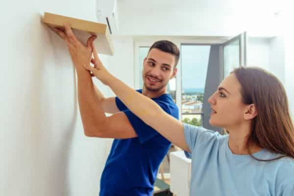 Finishing Touches To Attach Floating Shelf To Wall