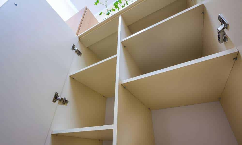 How To Adjust Cabinet Shelves With Plastic Clips