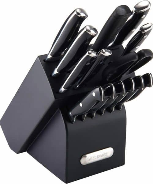 Farberware 15-Piece Forged Triple Riveted Knife Block Set