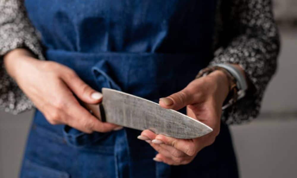How To Mirror Polish A Knife By Hand