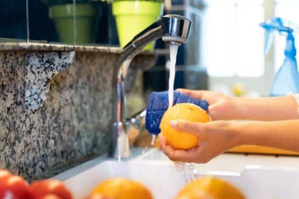 01. Wash and prep fruit to Make Fruit Juice Without a Blender