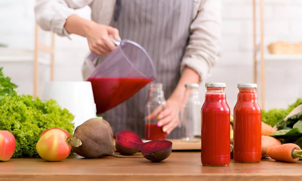 how to make beet juice in a blender